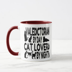 Taza Cat Lover Valedictorian