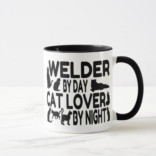 Taza Cat Lover Welder (Derecha)