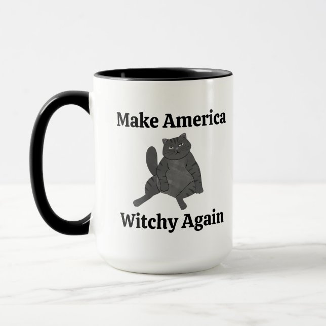 Taza Cat Lover Zodiac Tarot Astrology Whimsy Feminist (Izquierda)