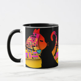 Taza CAT LOVERS CAT FANCY Novedad Mug