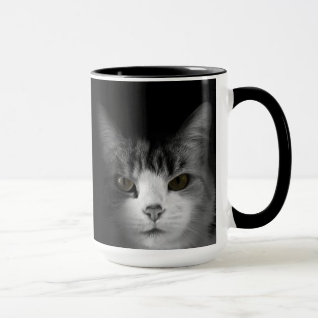 Taza Cat on Black Mug (Derecha)