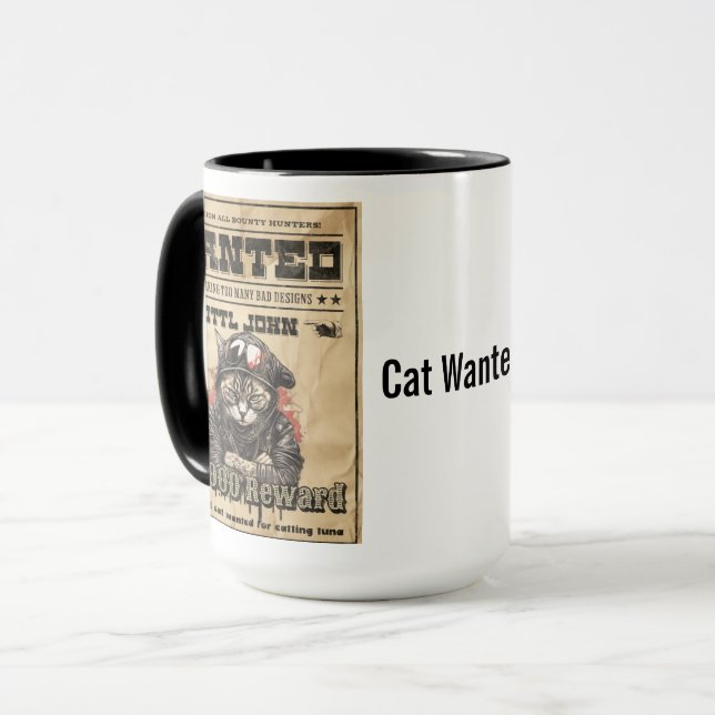 Taza Cat wanted for eatting tuna tea Mug (Anverso izquierdo)