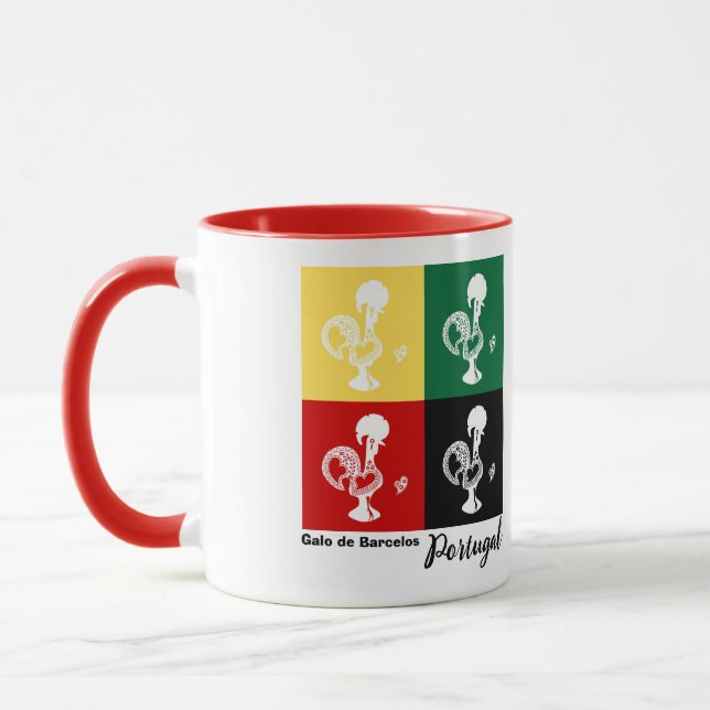 Taza Catálogo portugués de Barcelos colorido (Izquierda)