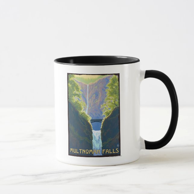 Taza Cataratas de Multnomah, OregonMaiden de las catara (Derecha)