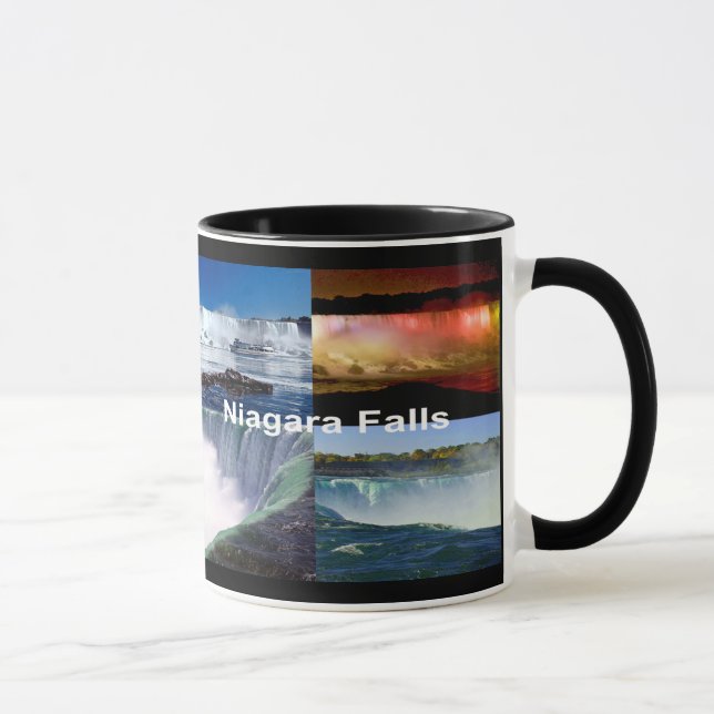 Taza Cataratas del Niágara Vistas Fotográficas de Nueva (Derecha)