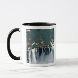 Taza Cataratas Victoria, frontera entre Zambia y Zimbab