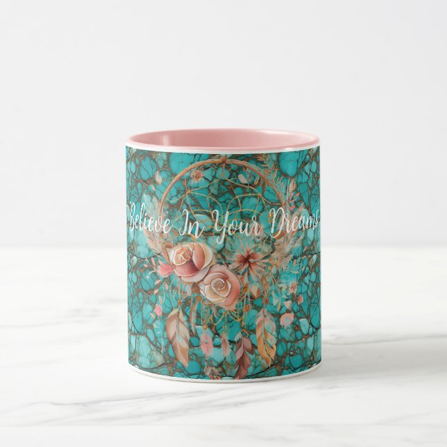 Taza Catcher del sueño turquesa (Centro)