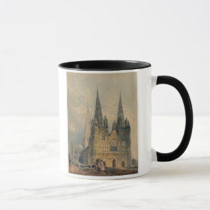 Taza Catedral de Lichfield, Staffordshire, 1794 (w/c