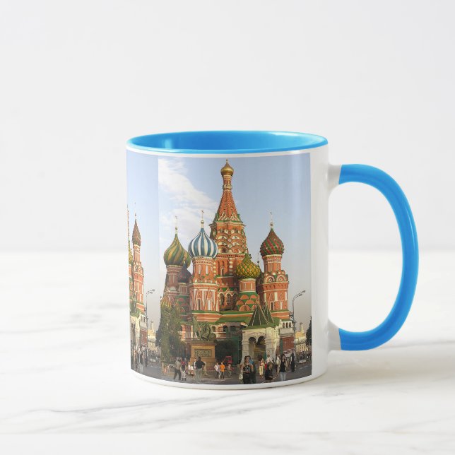 TAZA "CATEDRAL DE SAN BASIL" MOSCÚ CAFÉ MUG RUSO (Derecha)
