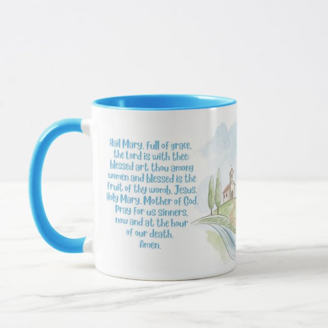 Taza Catholic Prayer Mug, Marian Mug (Izquierda)