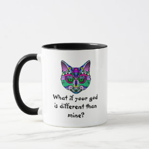 Taza cathy roew cat wolala mandala