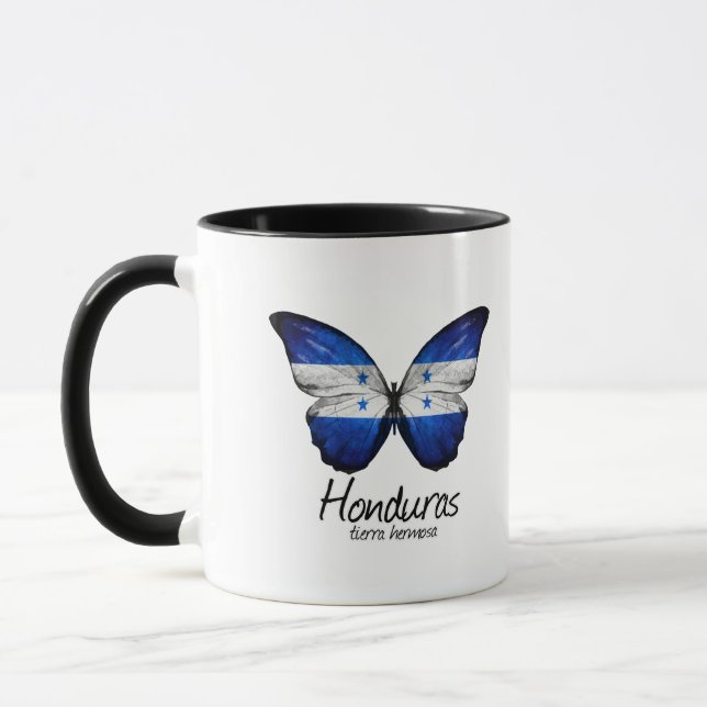 Taza Catrachos, Bandera de Honduras, Bandera de Hondura (Izquierda)