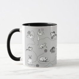 Taza Cats Cutos Jugando Y Siendo Un Patrón Mal