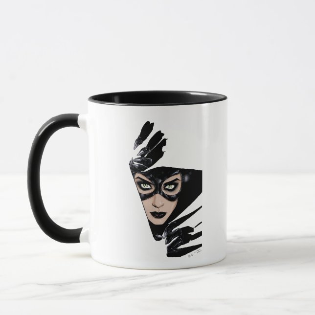 Taza Catwoman The Claws Are Out Cover Illustration (Izquierda)