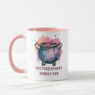 Taza Cauldron Halloween Fun Sombrío