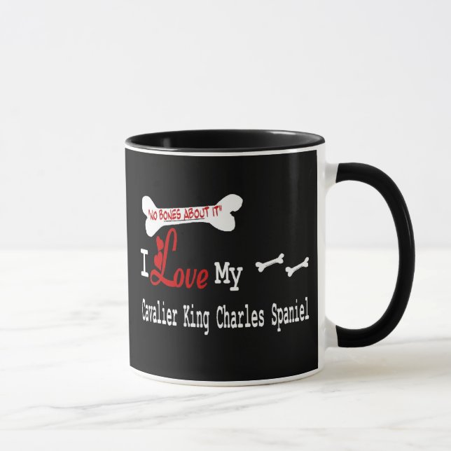 Taza Cavalier King Charles Spaniel (I Love Mug) (Derecha)
