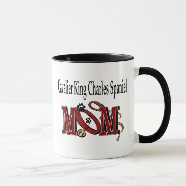 Taza Cavalier King Charles Spaniel Mom Mug (Derecha)
