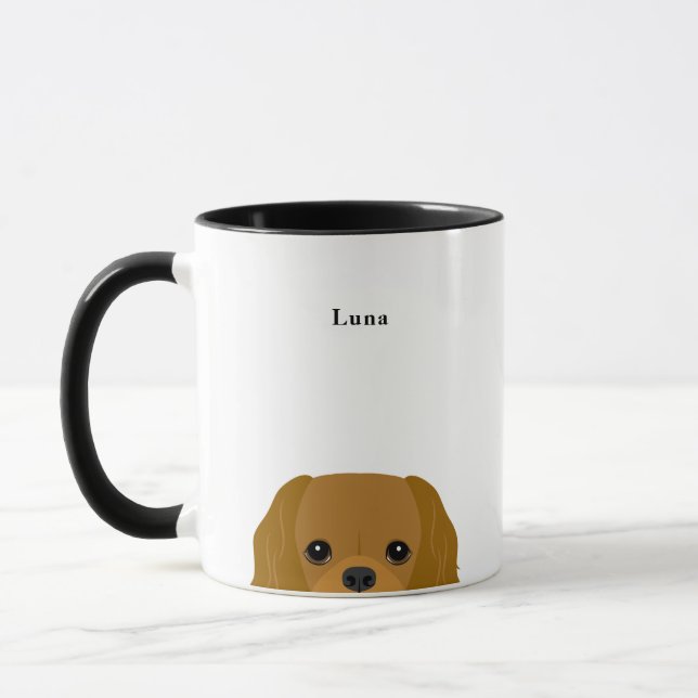 Taza Cavalier King Charles Spaniel Mugs (Izquierda)