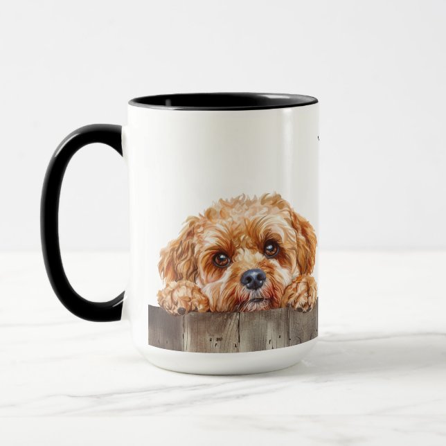 Taza Cavapoo Dog Mug (Izquierda)