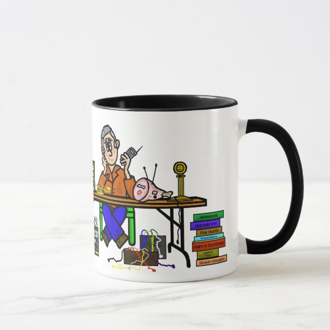 Taza ¡Caveat Venditor Hamfest Seller Mug Personalizar! (Derecha)