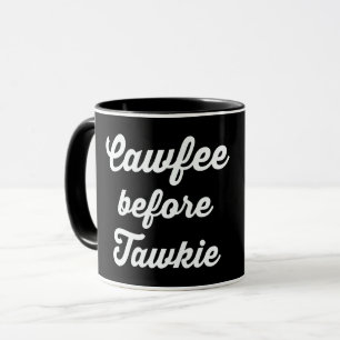 TAZA CAWFEE ANTES DE TAWKIE, CAFÉ ANTES DE LA PELÍCUL