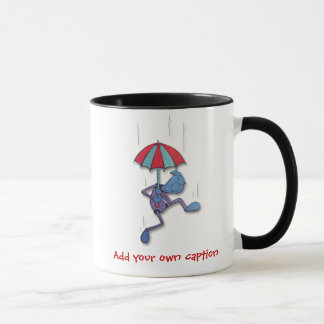 Taza ¡Cayendo! Añadir su propio pie de foto