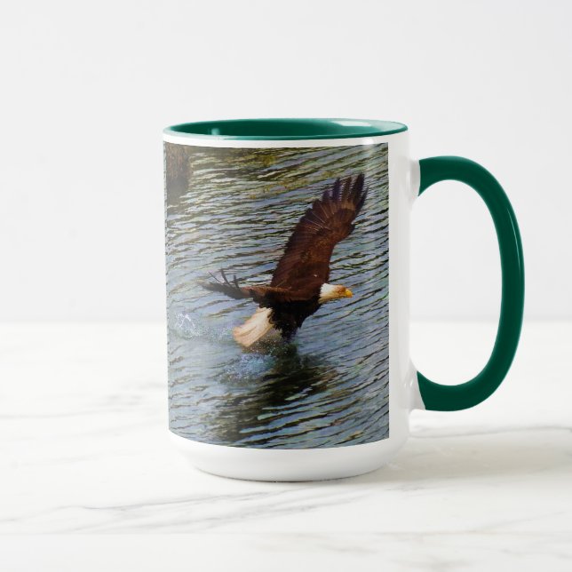 Taza Caza de águilas calvas maduras (Derecha)