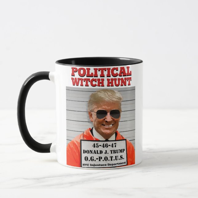 Taza Caza de brujas política de Donald Trump (Izquierda)