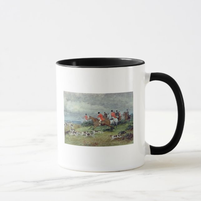 Taza Caza de Fox en Surrey, siglo XIX (Derecha)