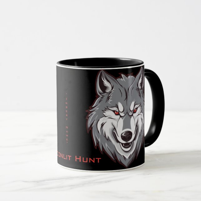 Taza Caza de la luna (Anverso derecho)