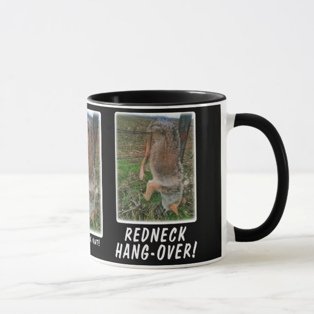 TAZA CAZA DEL COYOTE - BIEN COLGADA SOBRE LA CERCA (Derecha)