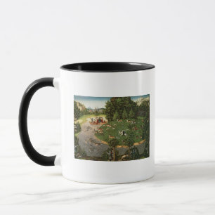 Taza Caza del macho del elector Friedrich III el