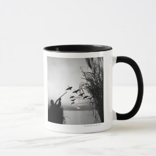 Taza Caza del pato del hombre