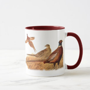 Taza Caza evasiva del pájaro del faisán