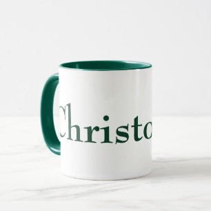Taza cazador personalizado hermoso moderno del trazo de