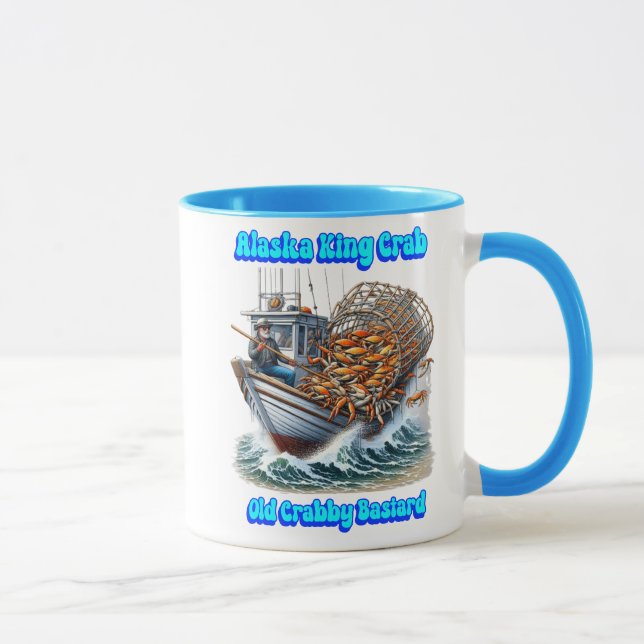 Taza Cazadores de cangrejos viaja vieja bastarita de ca (Derecha)