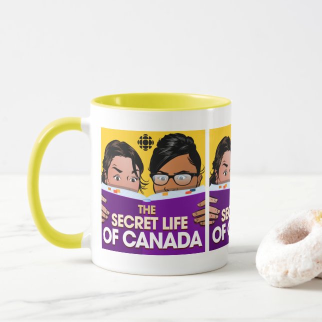Taza CBC La vida secreta de Canadá (Con donut)