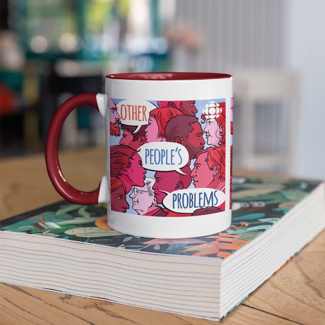 Taza CBC Problemas de otras personas (Mug on table)