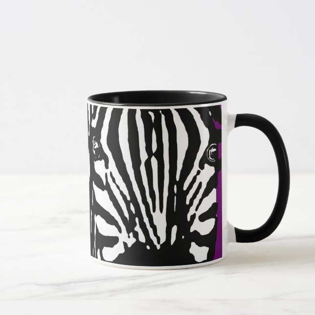 Taza cebra. (Derecha)