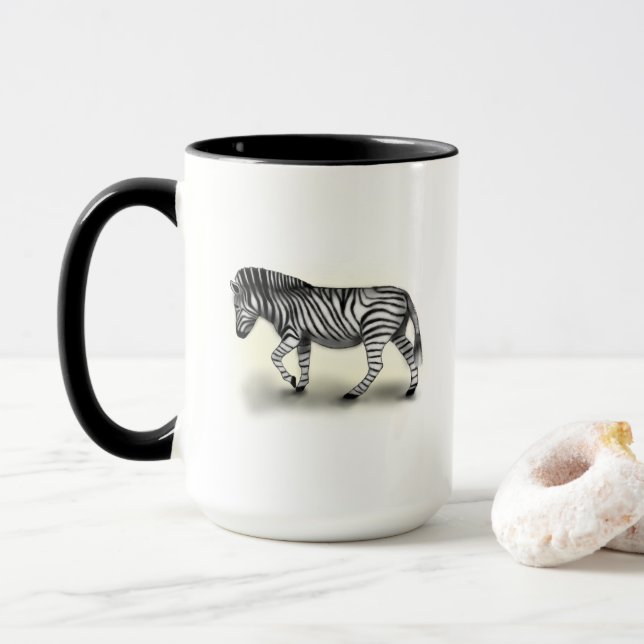 Taza "Cebra" (Con donut)