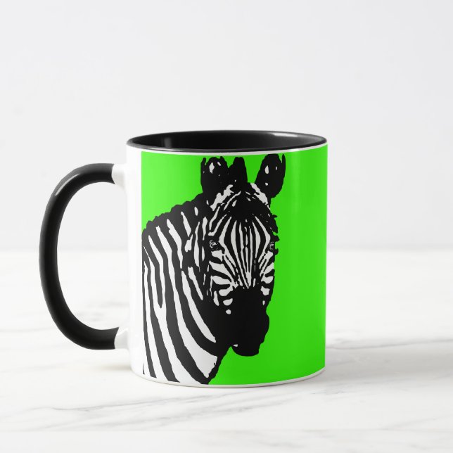 Taza cebra. (Izquierda)