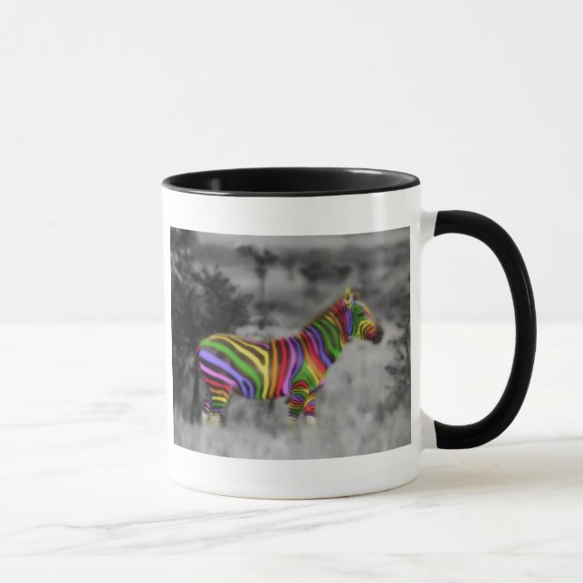 Taza Cebra del arco iris (Derecha)