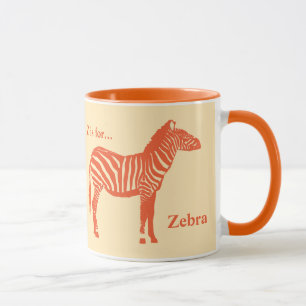 Taza Cebra - Mandarín y naranja ligero
