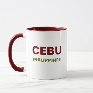 Taza Cebú Filipinas Café Mug