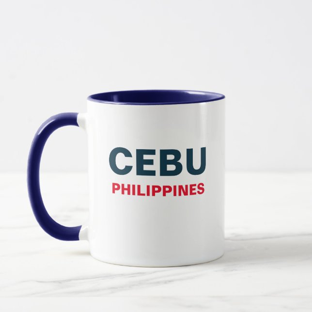 Taza Cebú Filipinas Café Mug (Izquierda)