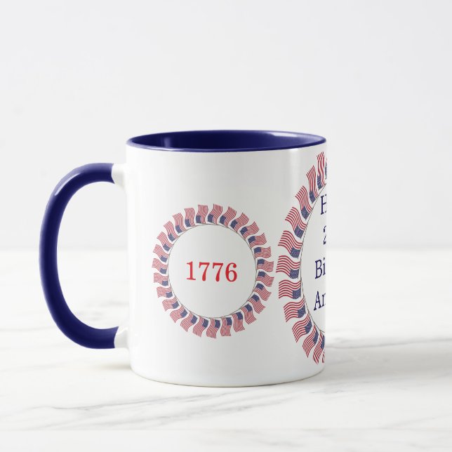 Taza Celebra América 250 #20 (Izquierda)