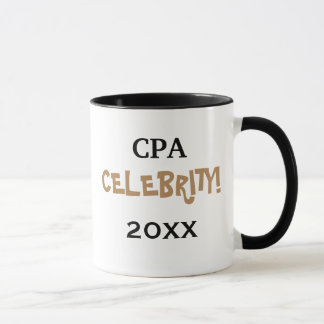 Taza Celebración de Contador Especial CPA Personalizabl