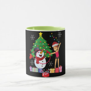 Taza Celebración de los Navidades de gimnasia rítmica