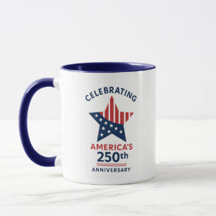 Taza Celebrando el 250.º Aniversario de Estados Unidos
