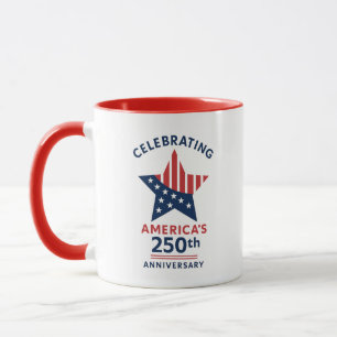 Taza Celebrando el 250 aniversario de Estados Unidos